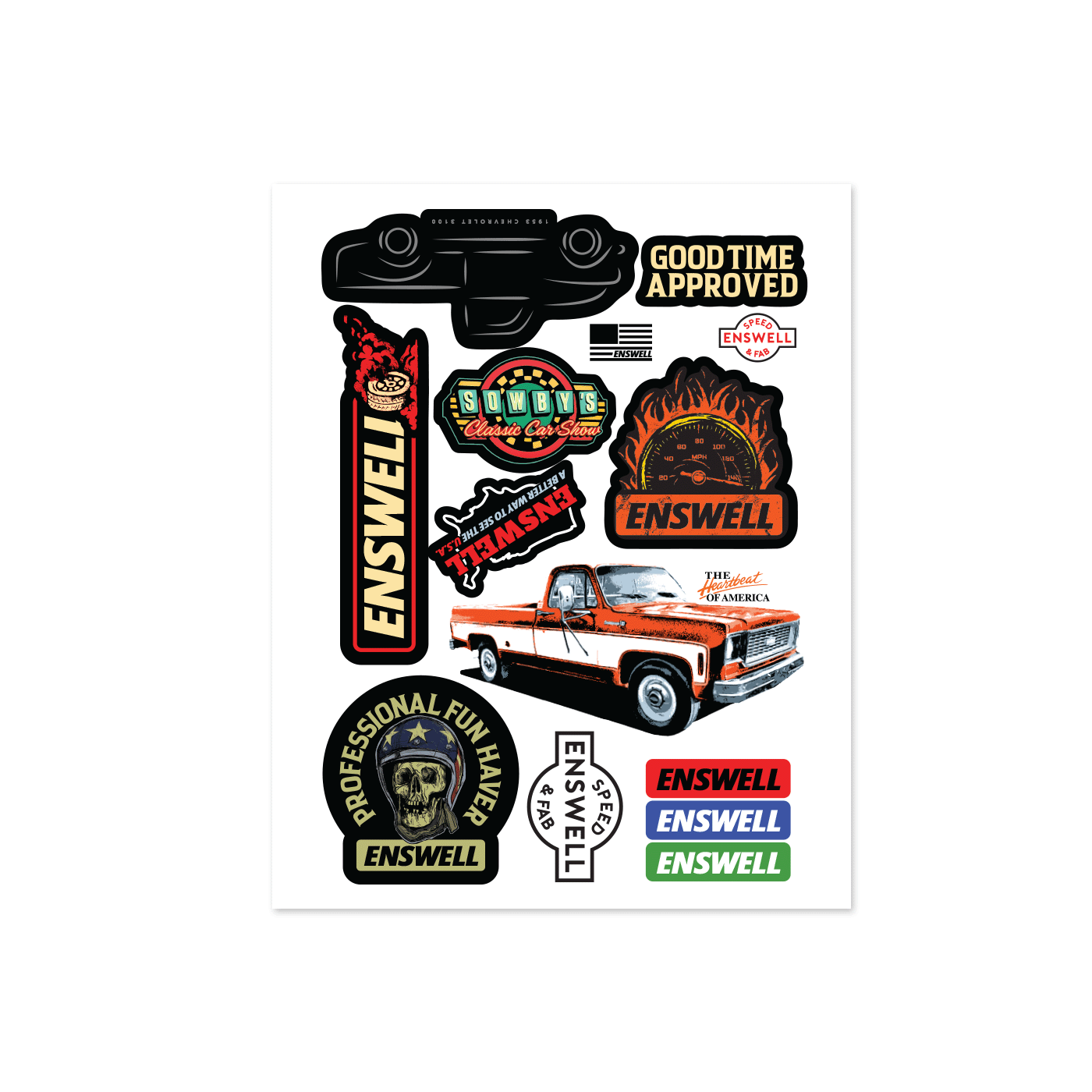 Enswell Sticker Sheet