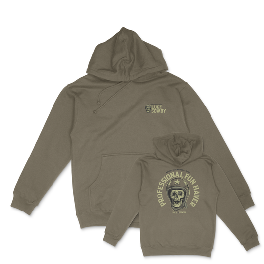 Professional Fun Haver Military Green Hoodie