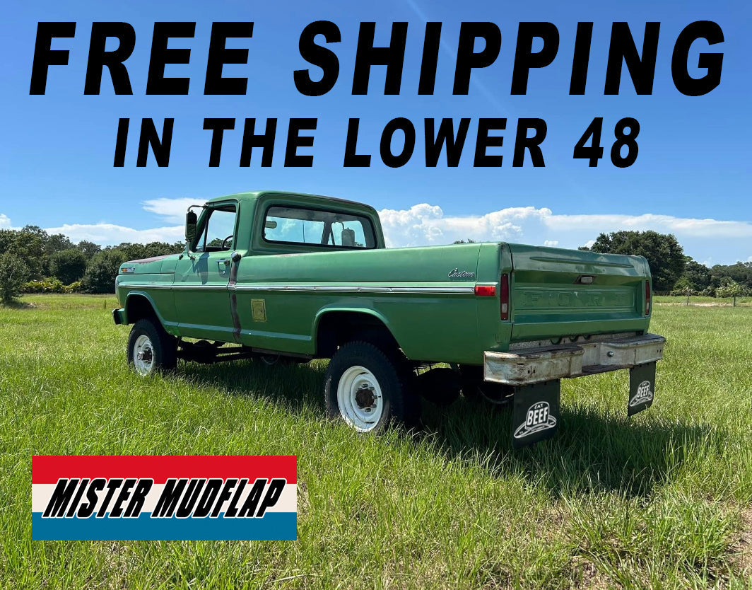 EAT BEEF Wide Mud Flaps