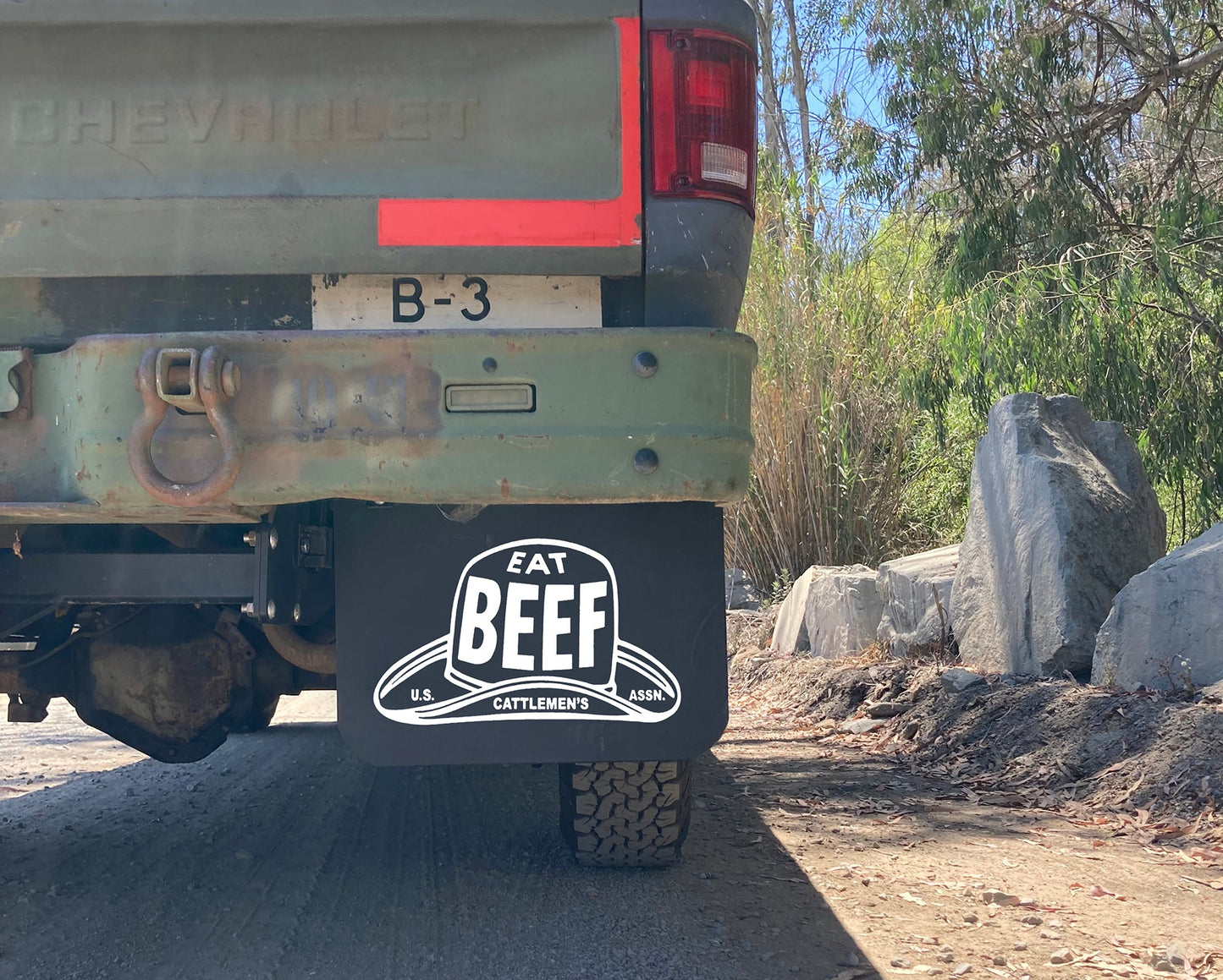 EAT BEEF Wide Mud Flaps