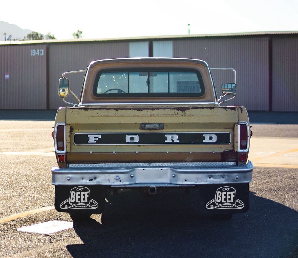 EAT BEEF Wide Mud Flaps